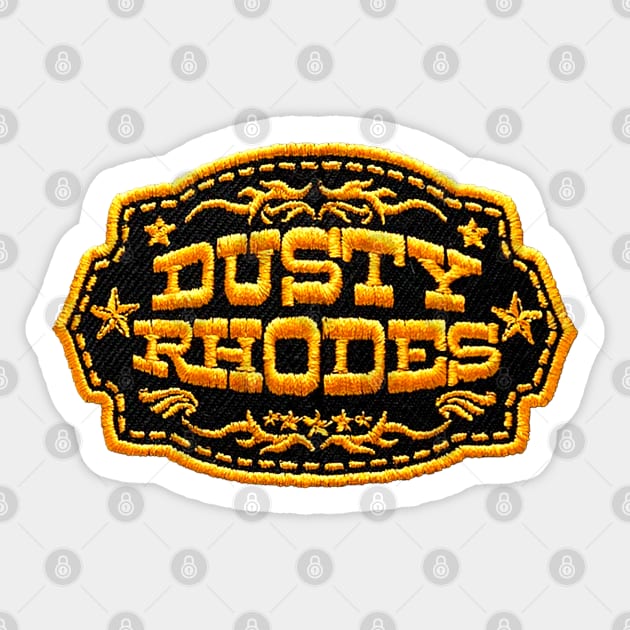 Dusty Rhodes Patch Sticker by Pop Fan Shop